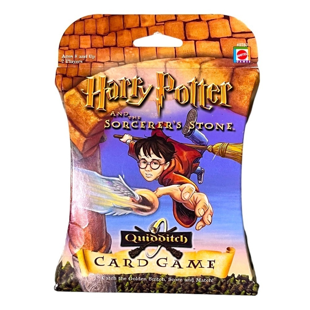 Vintage 2000 Mattel Harry Potter Quidditch Card Game